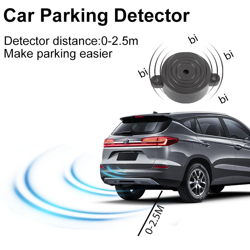Parking Sensor 6 Colors 16.5mm Flat Sensor Reverse Radar Sound Buzzer Alarm Sound
