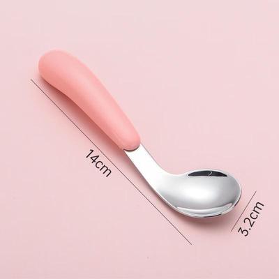 Abay Stainless Steel Kids Bent Spoon