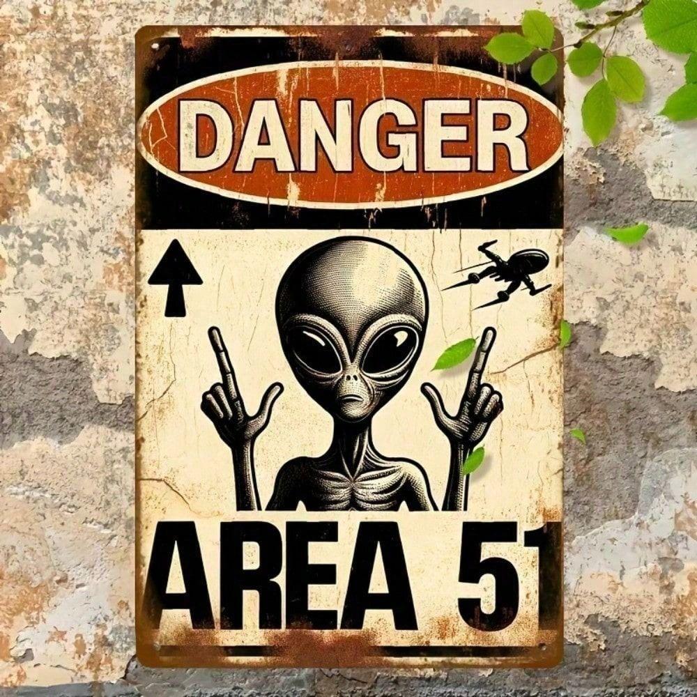 Vintage Tin Sign Retro Metal Plaque Wall Art Home Decor