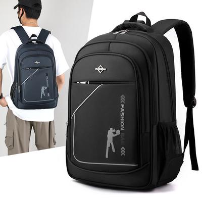 Backpack School Bag Large Capacity Travel Backpack Solid Color Casual Business Backpack Sports