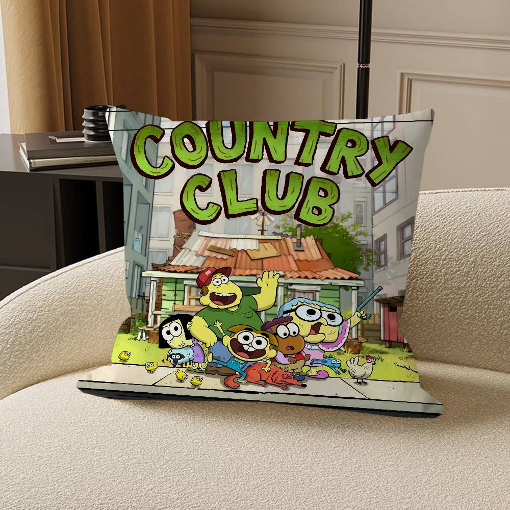B-Big City Greens Pillow Cover Sofa Cushion Cover Home Room Decoration Children Gift