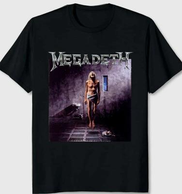 Megadeth Countdown To Extinction Kurzarm Schwarz Alle Größen T-Shirt Unisex T-Shirt