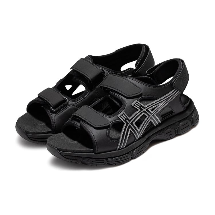 Asics Kahana Sd Outdoor Sports Sandals Unisex Sandals Black Silver 1203A130-002