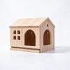 Drawable Bottom Parrot Breeding Box Solid Wood Hanging Bird Nest Bird Wooden House  Pet Supplies
