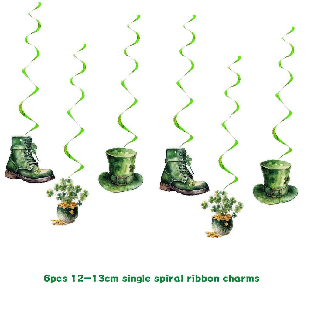 St. Patrick's Day Irish Festival Balloon & Swirl Bunting Decorations