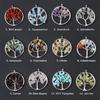 1Pcs Tree Of Life Pendant Natural Stone Winding Gravel Pendant For Jewelry Making DIY Necklace Accessory Size 30x30mm