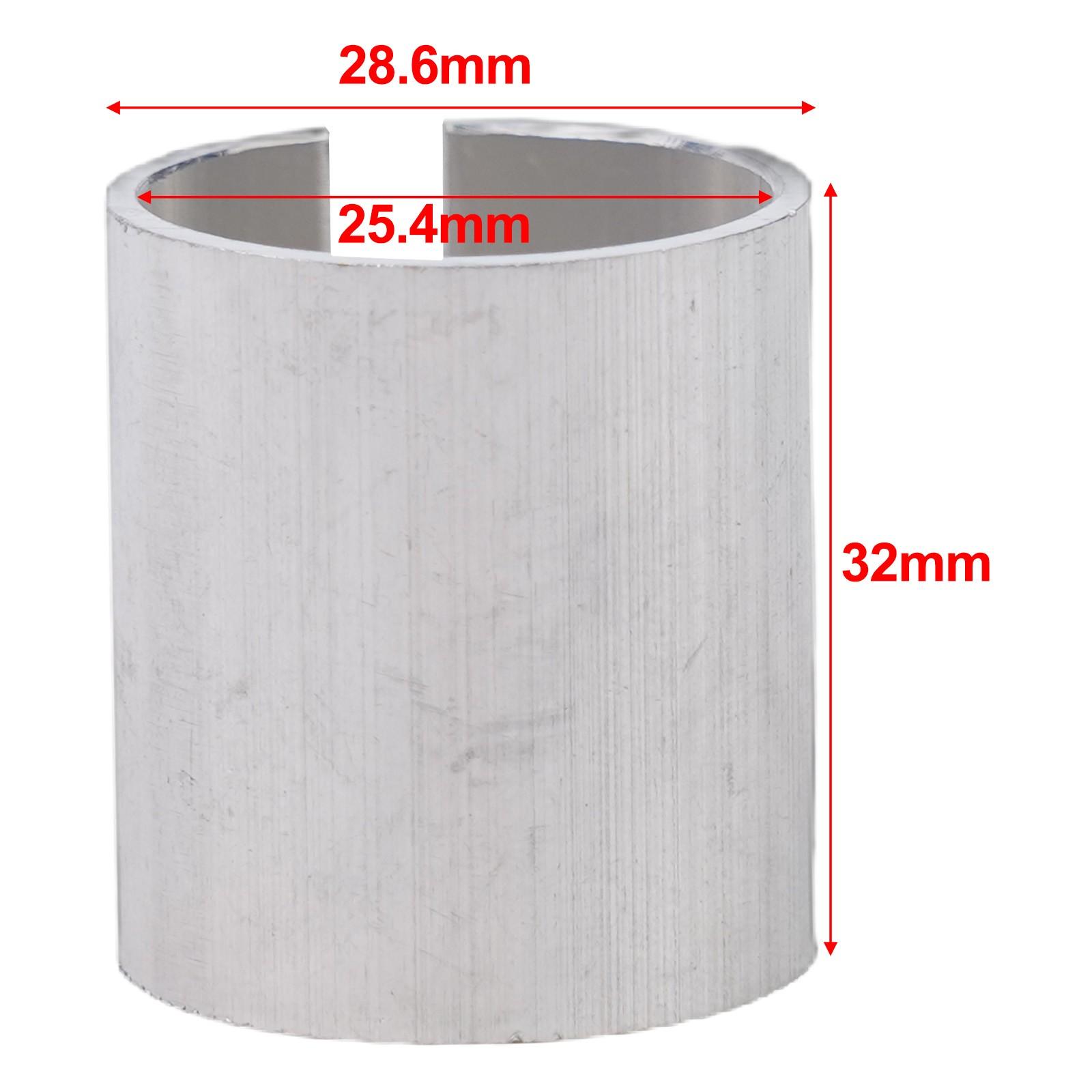 Bike Bicycle Stem Shim 1 steerer to 1 1/8 fork 28.6-25.4mm Stem Fork Adapter 32mm