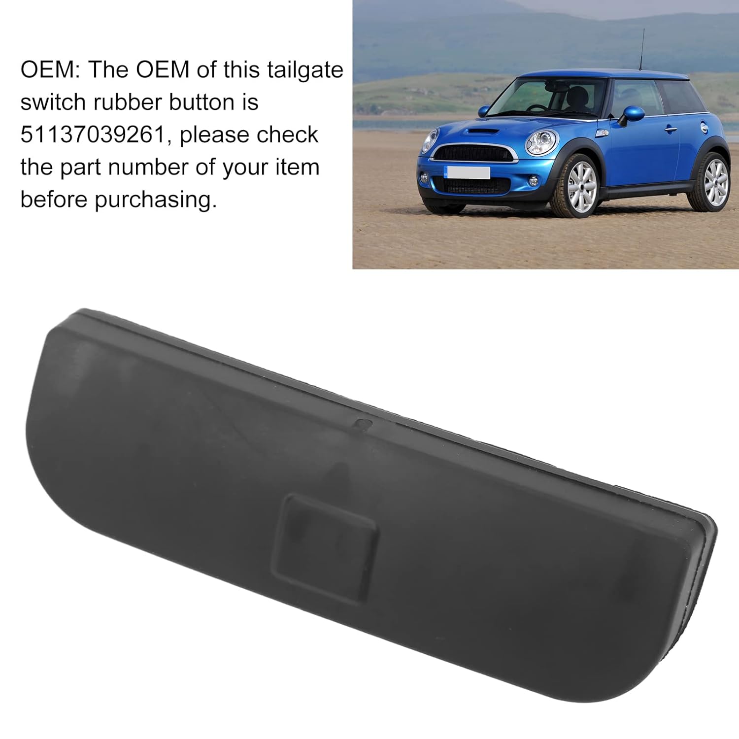 Tailgate Trunk Release Button, Trunk Switch Replace Rear Trunk Lock Boot Release Button Tail Gate Handle & Lock Release Switch 51137039261