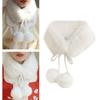 Neck Warmer Scarf Neck Gaiter for Women Girl Hanfu Thicken Warm Scarf