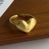 Xiaomi BF CLUB 925 Sterling Silver Ring For Women Jewelry Wide Gold Open Vintage Handmade Ring Allergy For Party Birthday Gift