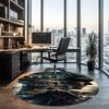 Sherlock Holmes Printed Round Rug Carpet Chair Rug Area Rug Entryway Doormats,for Office Chair Living Room Bedroom Kitchen Room.