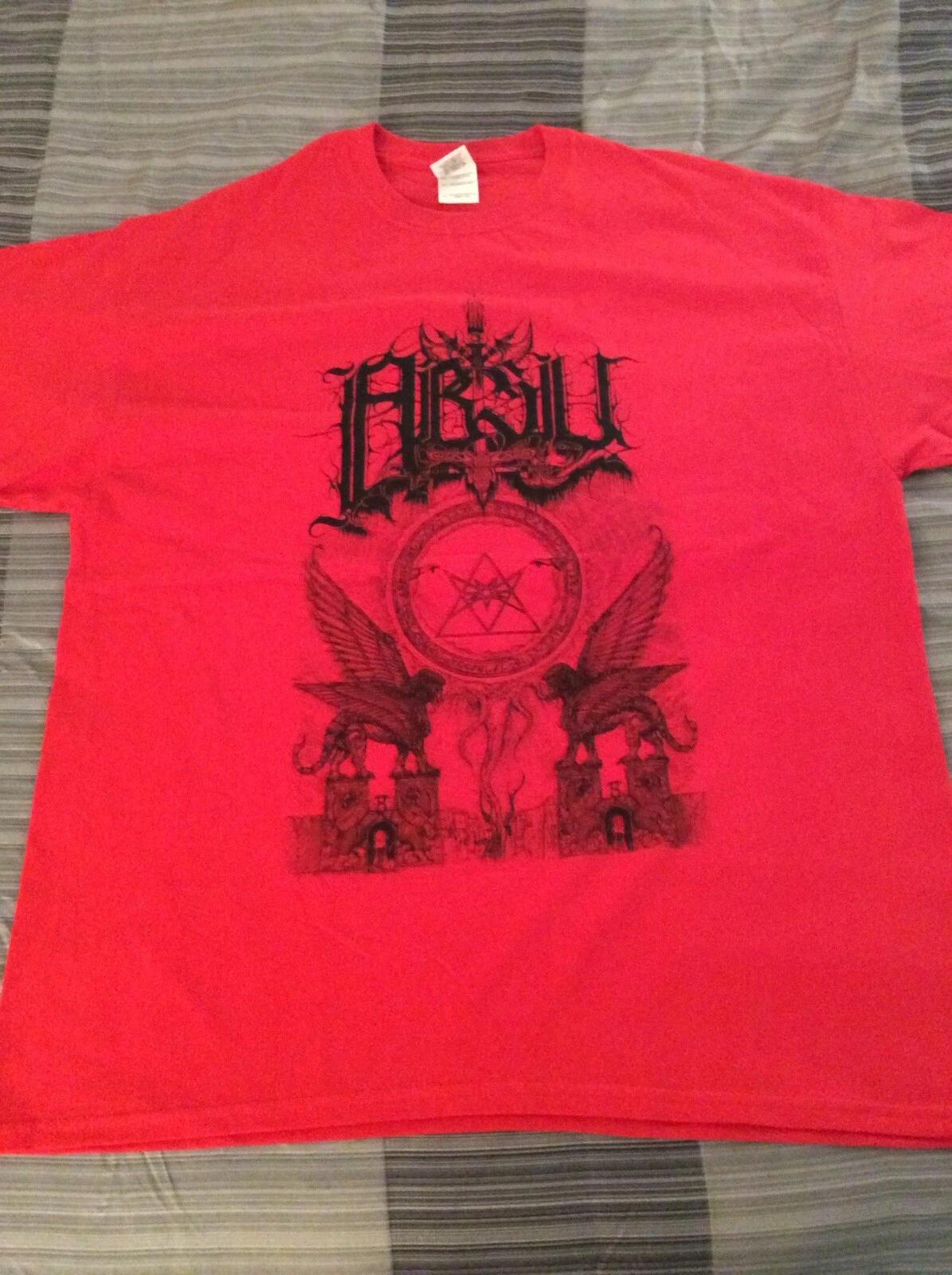 ABSU Shirt SMALL, Azarath,The Chasm, Inquisition, Urgehal, Ensiferum XL