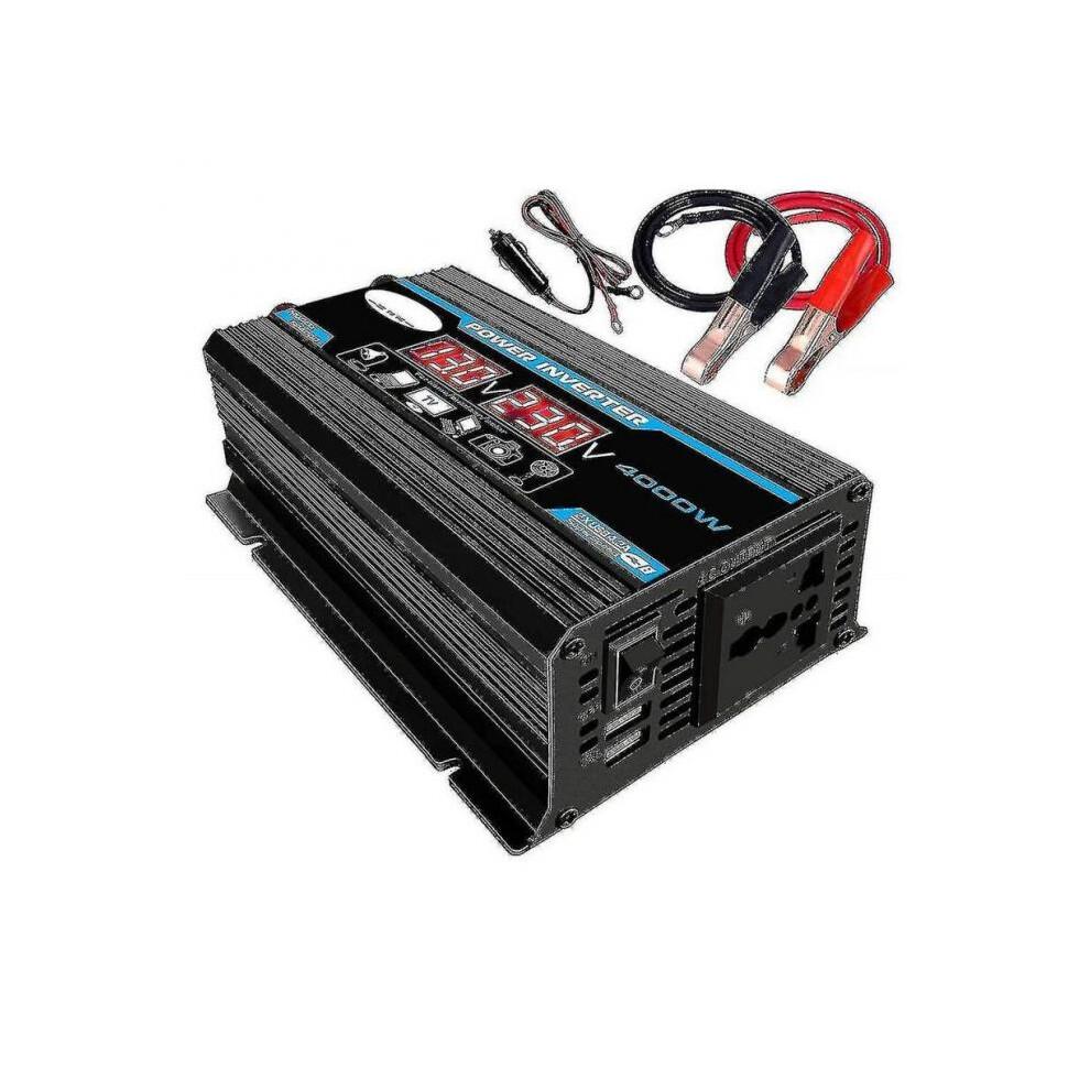 4000W Pārveidotājs 12V 220V Tīra sinusoīda