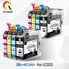 Ink Cartridge - CHOUMICHA - LC223/LC223XL - Compatible Brother Printers - Pack of 5 - Generic