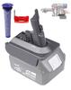 Adaptador Dyson V7 para Makita 18V Lítio Compatível com Dyson V7 SV11 Dyson V7 V7 Motorhead V7 V7 V7 V7 e V7 Carro Barco Adaptador Bateria, 21.6V,