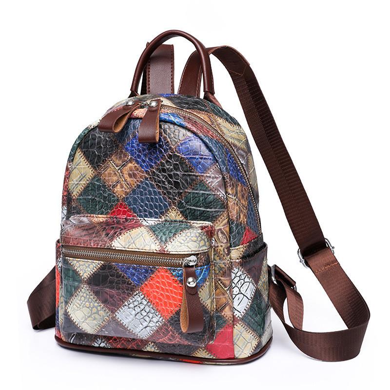 

IELGY Персонализированный рюкзак в этническом стиле, школьная сумка с европейским и американским принтом в стиле ретро, ​​классический рюкзак в тон.