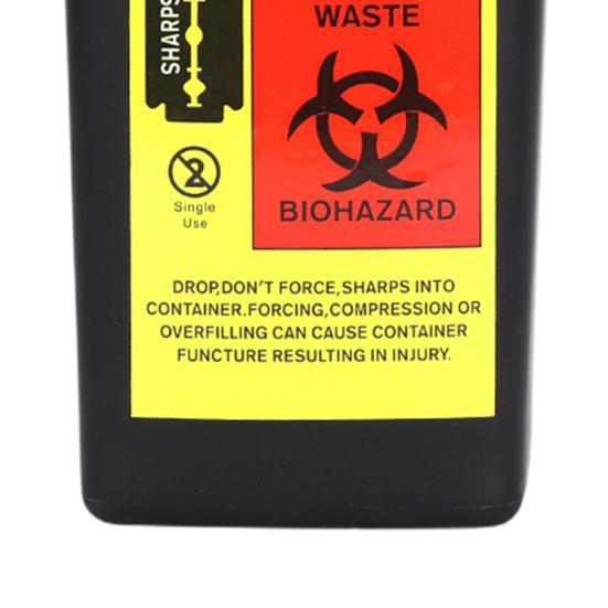 Sharps Waste Bin Multifunctional Storage Professional Safe Tattoo Supplies Sharps Disposal Container Salon Accessories