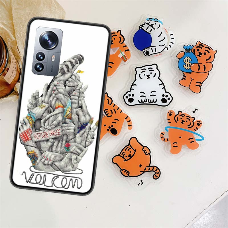 Volcom Logo Phone Case For Xiaomi Poco X7 F6 F5 Pro F7 14 Ultra Mi 15 11 Lite F3 M6 M5S M4 11T 10T Pro Cover Capa