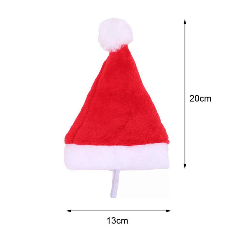 1PC Christmas Pet Hat Santa Claus Hat for Cats & Dogs Puppy Xmas New Year Party Cosplay Headwear Costume Accessories