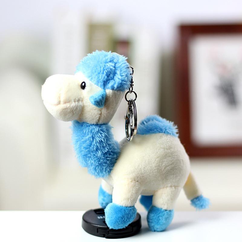 Adorable Plush Camel Toy Bell Ornament Souvenir Cute Stuffed Animal Keychain