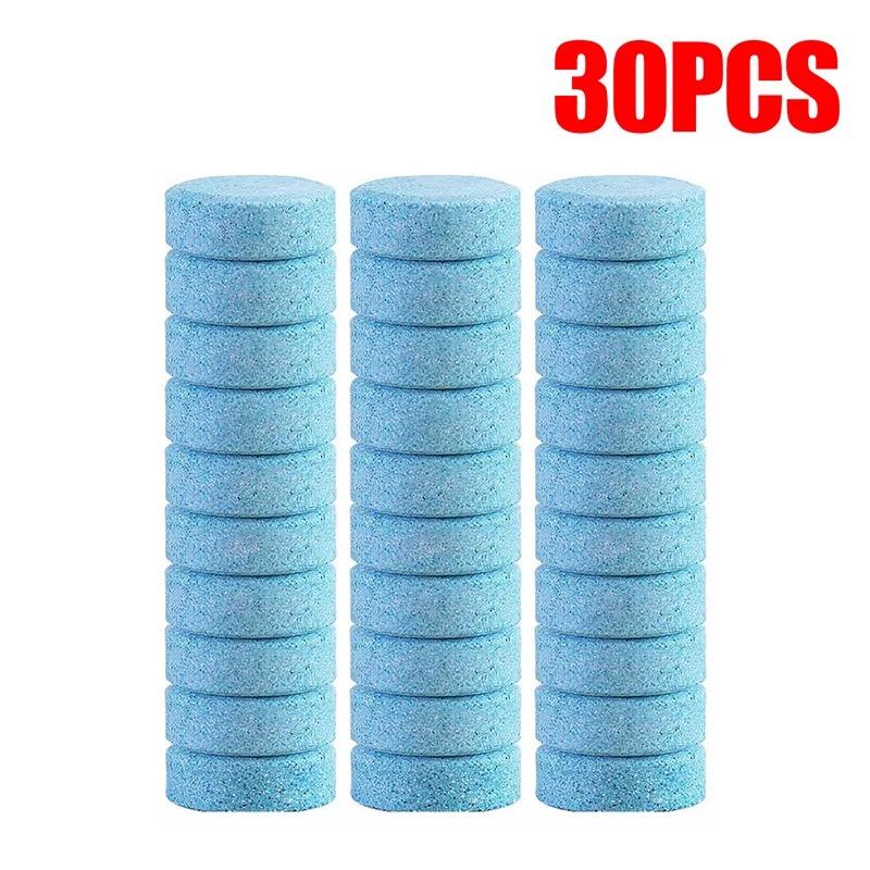 Car Windscreen Effervescent Cleaning Tablets - Solid Concentrated Cleaner for Auto Wiper Glass Detergent