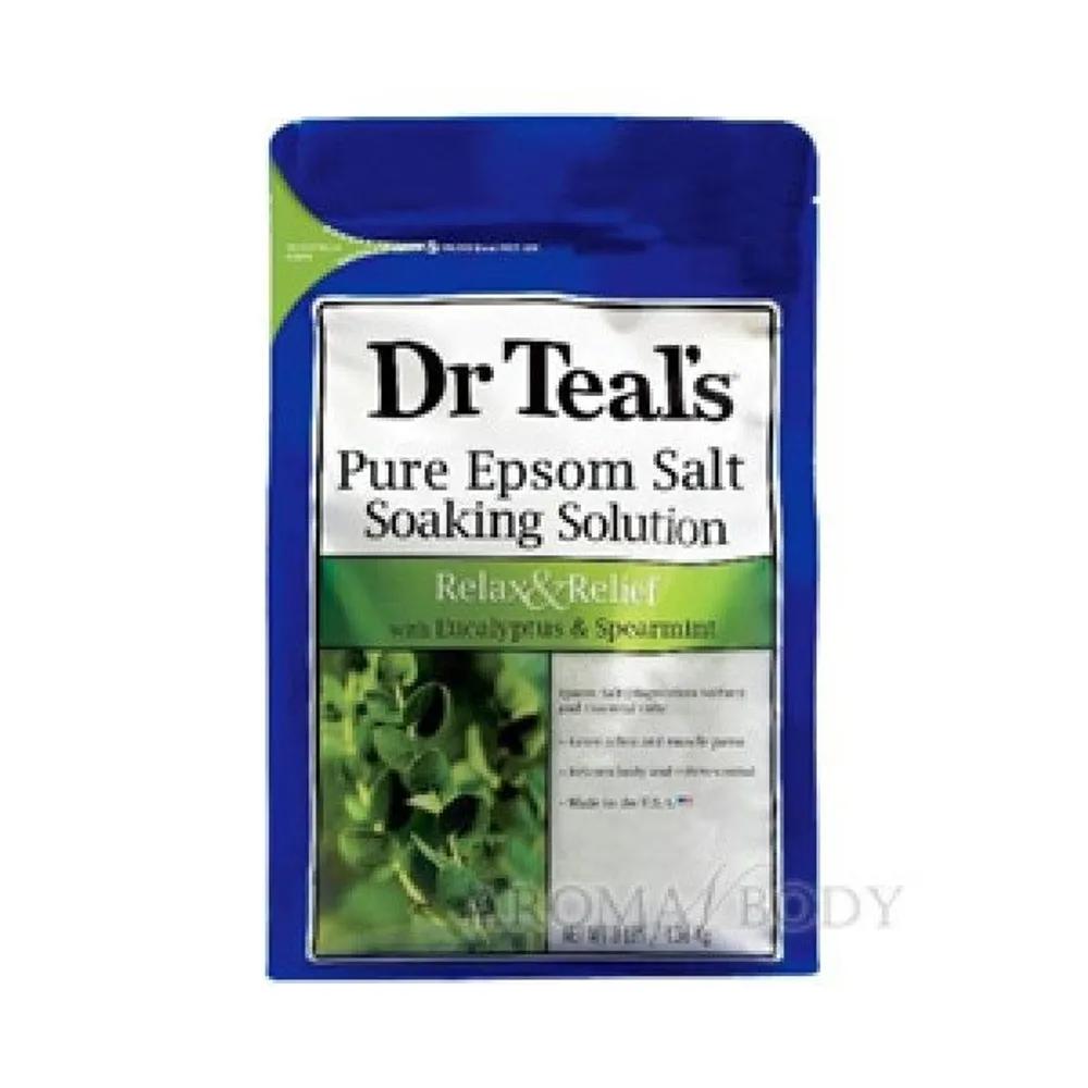 Dr.Teal's Eucalyptus Epsom Salt Bath Salt 1.36kg Foot Bath & Half-body Bath Salt