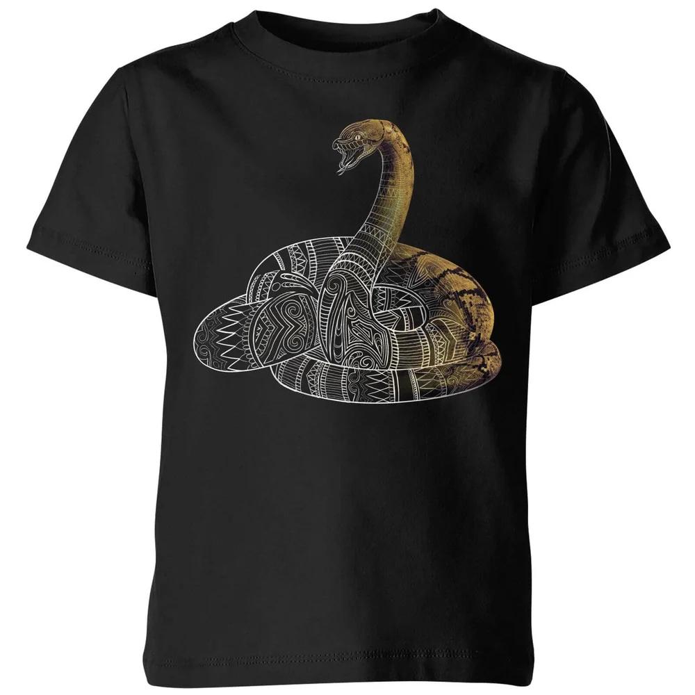 Fantastic Beasts Tribal Nagini Kids  T-Shirt - Black - 3-4 Years 140