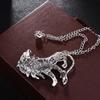 Retro Fashion Lapel Pin - Lion Hanging Chain Brooch Suit Pin Accessory