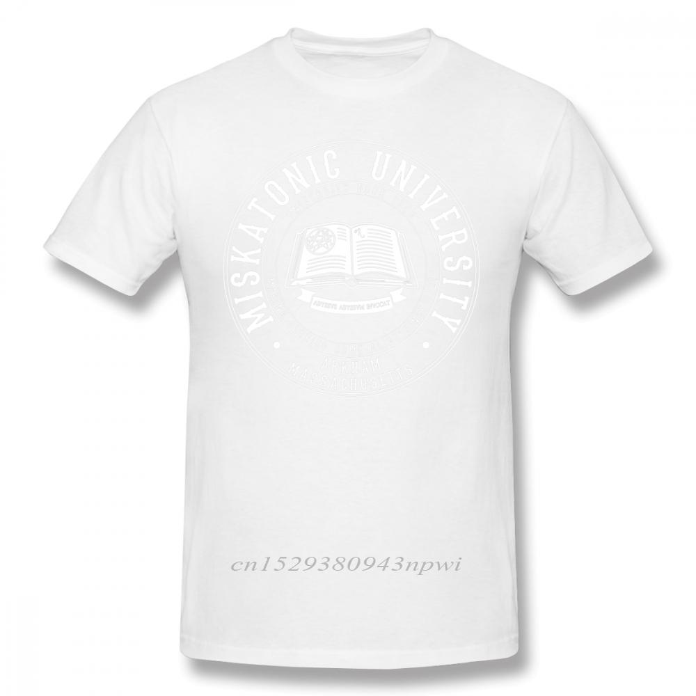 Arkham Horror T Shirt Miskatonic University Book Club TShirt Unisex Short Sleeve 100 Cotton Tee Shirt Oversized Streetwear Tshirt
