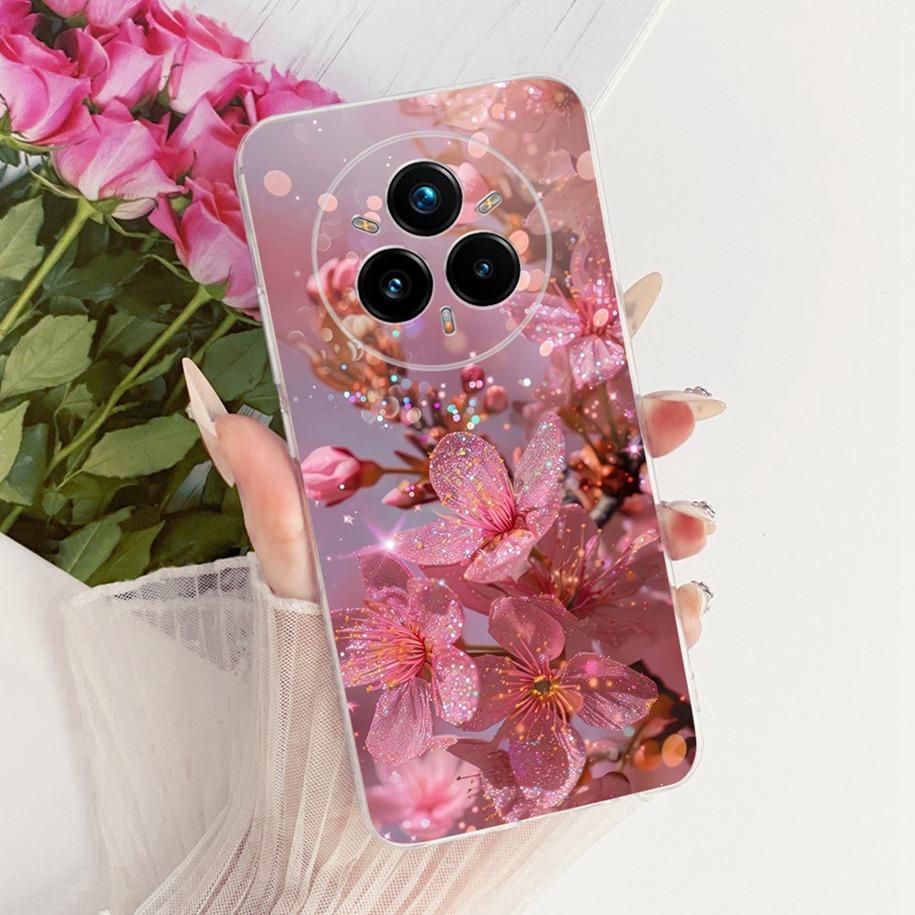For Realme 14 Pro Plus Case RMX5051 New Stylish Flower Soft Silicone Protective Cover For Realme 14 Pro 5G RMX5056 14Pro+ Fundas