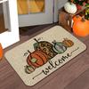 Anti-Slip Autumn Halloween Thanksgiving Door Mat for Indoor Outdoor Balcony Staircase Patio Porch Laundry Room Home Decor