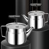 Stainless Steel Oil Filter Container with Fine Mesh 1500/2000ml Heat-Resistant Kitchen Oil Jug for Frying Lard Grease Storage Rust-Proof