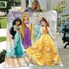 1pc Princess Printing Blanket - Soft, All-Season Throw for Office Blanket, | Personalized Gift with Adorable Cartoon Design