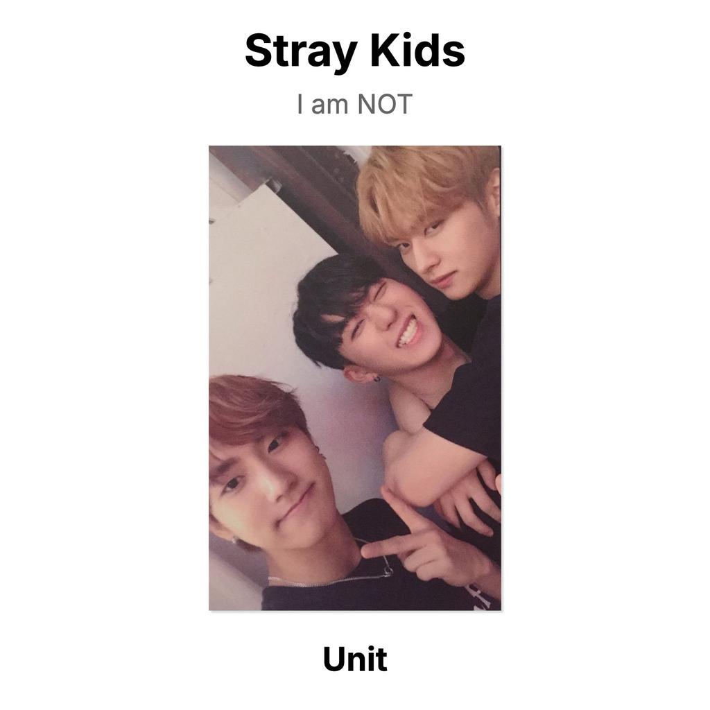 Stray Kids Ich bin KEINE offizielle Fotokarte