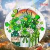 2D Flat Acrylic Lucky Clover Decoration, Indoor and Outdoor Decoration - No Battery/electricity Required, Shop Decoration, Durable Outdoor Decoratio