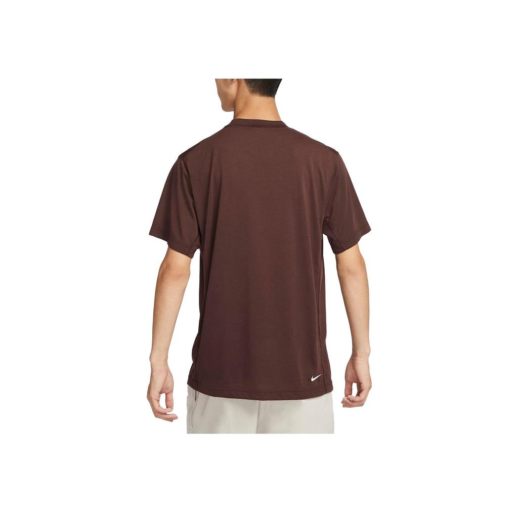 Nike Acg Logo Crew Neck T-Shirt Regular Fit Short Sleeve Men Tops Brown DX7883-227