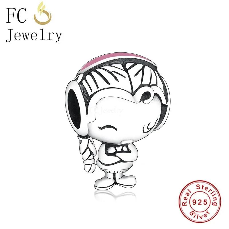 FC Jewelry Fit Original Pan Charms Bracelet Authentic 925 Silver Little Boy Girl Son Daughter Bead Pendant For Women Berloque