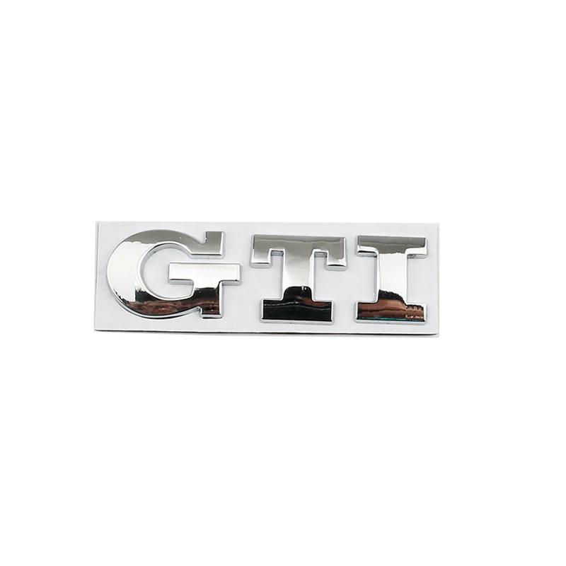 AUYGS1 Decals Metal Car GTI Logo Rear Trunk Emblem Stickers for Volkswagen Golf 4 5 6 7 8 Passat Jetta Polo Touareg GTD GLI Touran