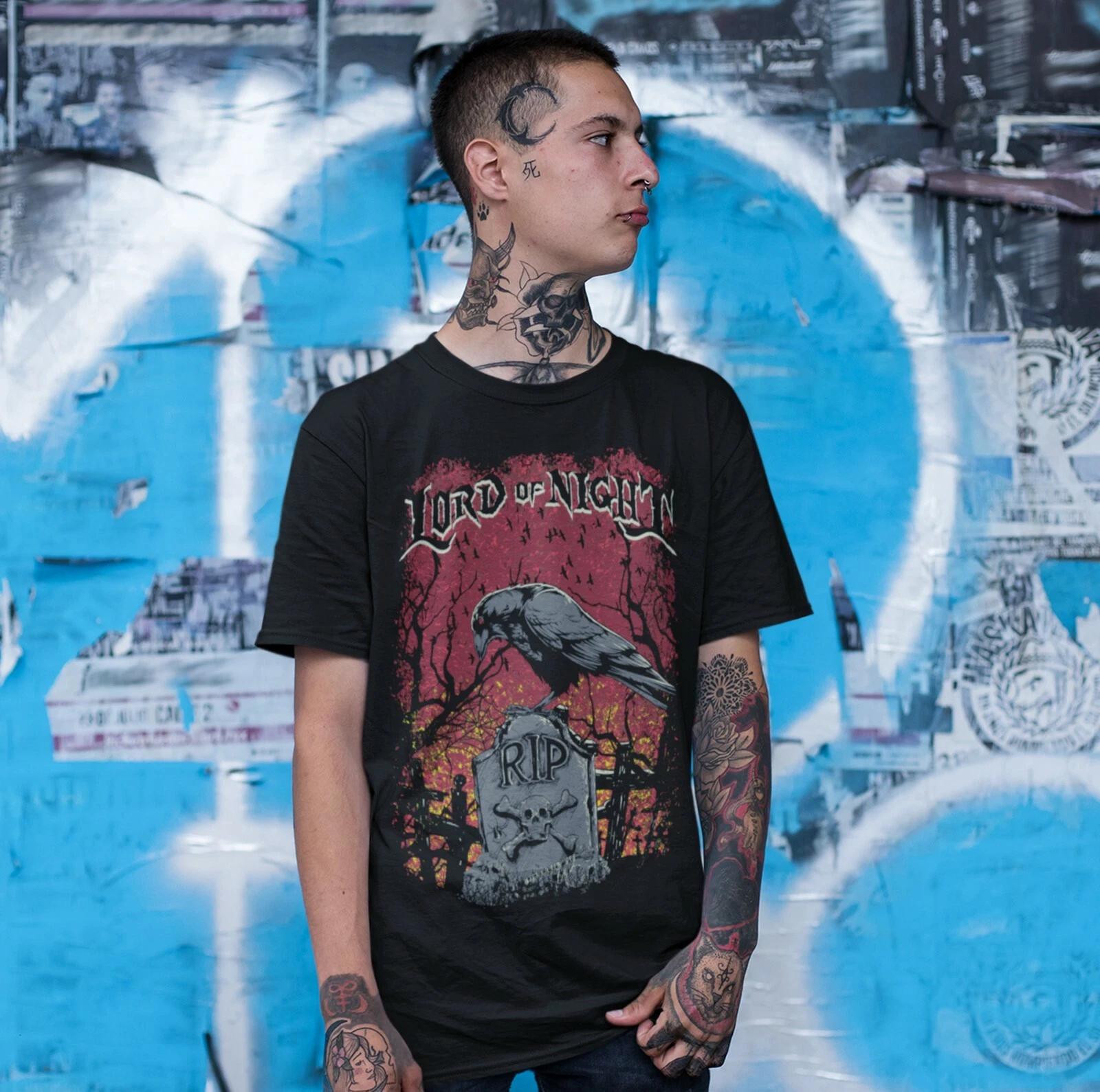 

LORD OF NIGHT RIP MALE ADULTS BLACK T shirt | NOVELTY | GIFT | BIRTHDAY | DEATH 3XL