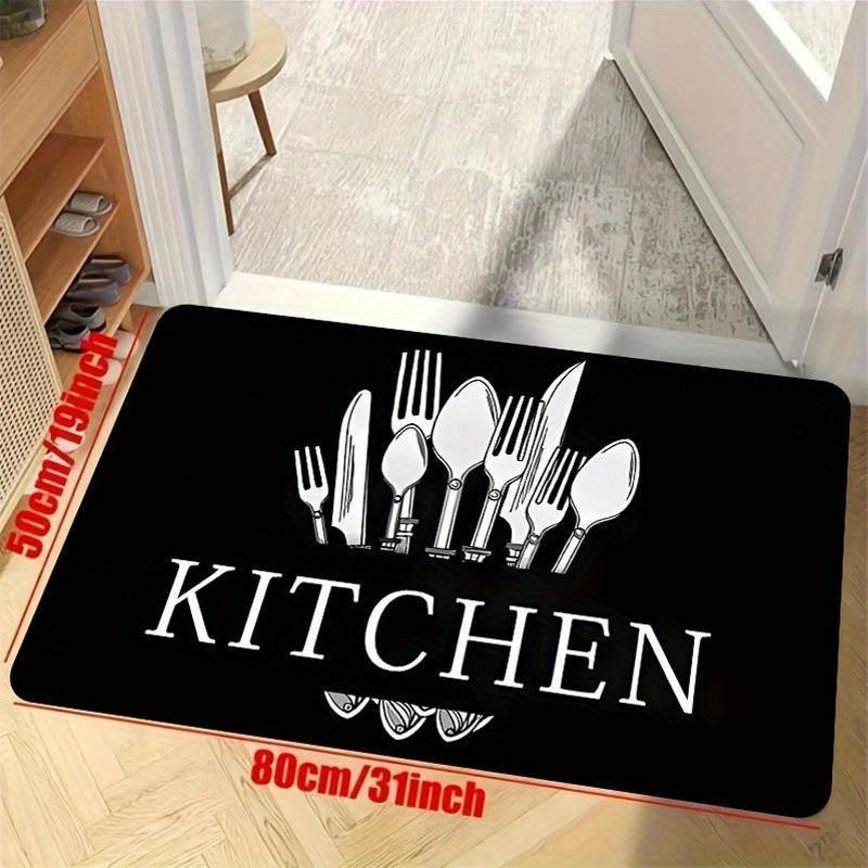 1/3 Pieces Kitchen Carpet, Corridor And Balcony Long Strip Carpet, Anti-Slip Entrance Hall Door Mat, Home Decoration