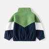 Herbstkleidung Kinderbekleidung Kinder Polarfleece Jacke Junge Baby Farbblock Lässig Einfach