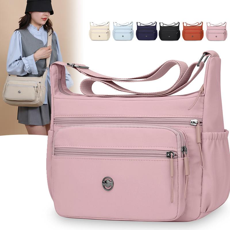 Women's New Nylon Crossbody Bag Large Capacity Travel Shoulder Bag for Storage Daily Use