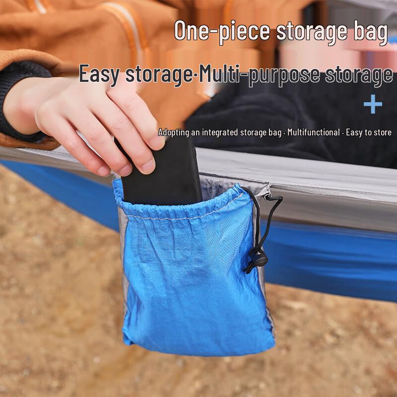Double Anti-rollover Nylon Hammock