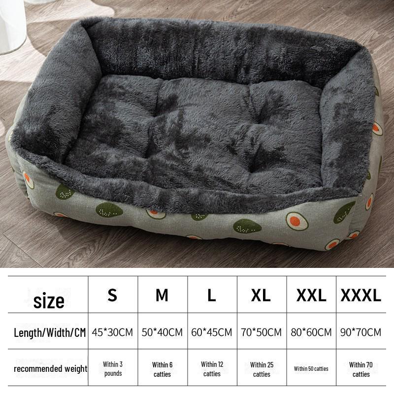 

Универсальный домик для собак и кошек с теплым ковриком - подходит для всех сезонов S 45*30cm (within 3 lbs)