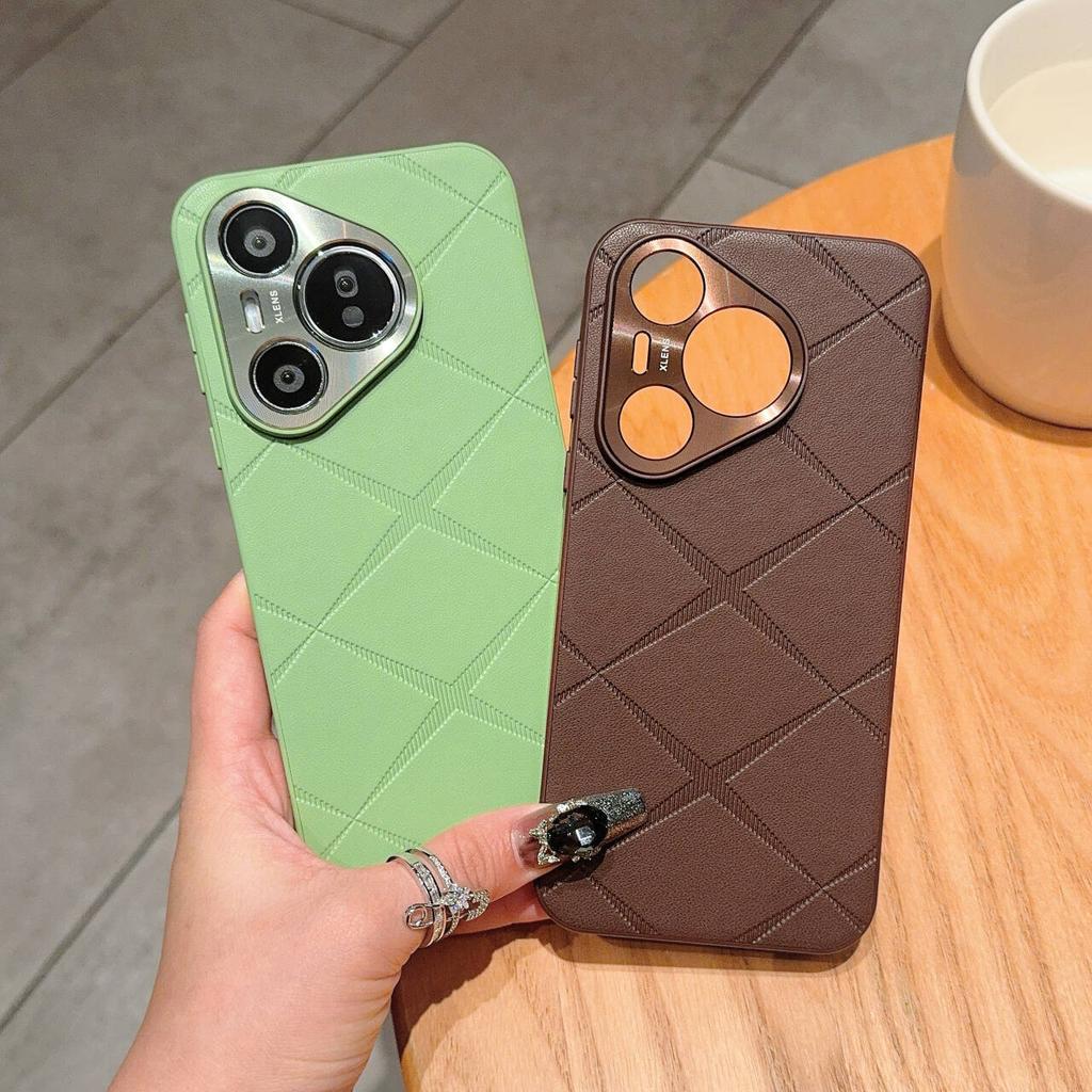 Huawei Pura70pro+ Starlight Phone Case Full Leather P70Ultra Metal Mirror Drop Protection Case