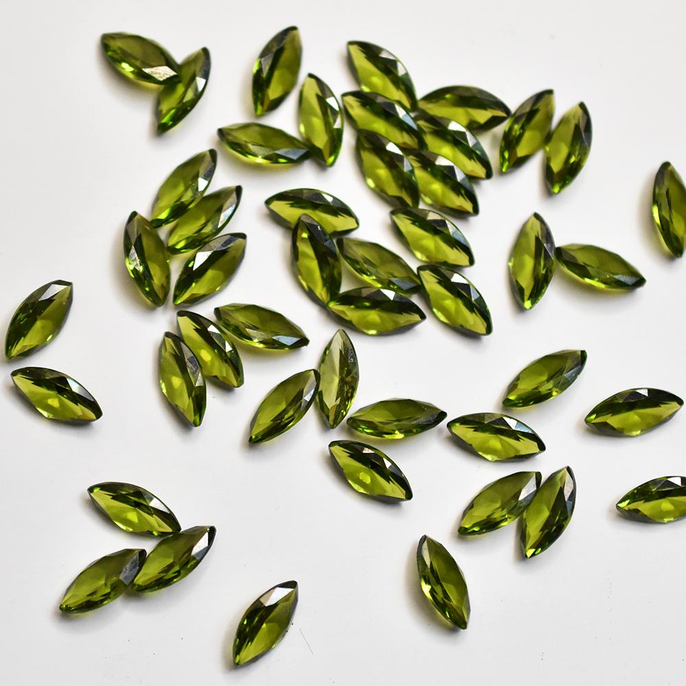 Natural Green Sapphire Loose Gemstone 12 Ct 10x5 Mm Marquise Cut Lot Stone September Birthstone Gift