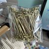 100pcs Bamboo Skewers with Knotted Handle, Disposable Cocktail Party Food Picks, 3.54 Inch Fruit Forks for Outdoor
