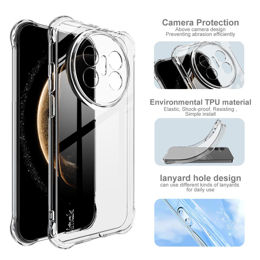 IMAK For Huawei Mate 70 Air Case TPU Phone Cover Airbag Shockproof Protection