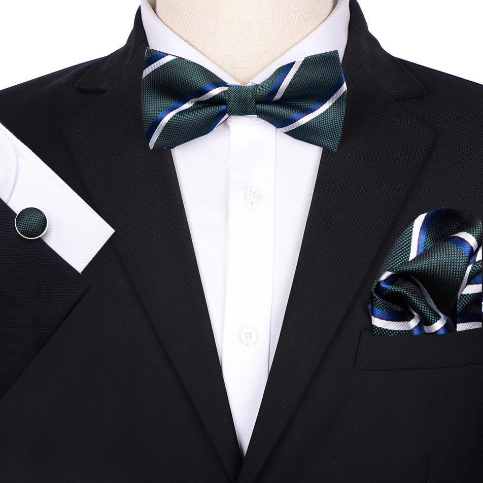 Men'S Groom Wedding Host Solid Color Bow Tie Best Man Suit Korean Version Shirt Bow Tie Wedding Men'S Bow