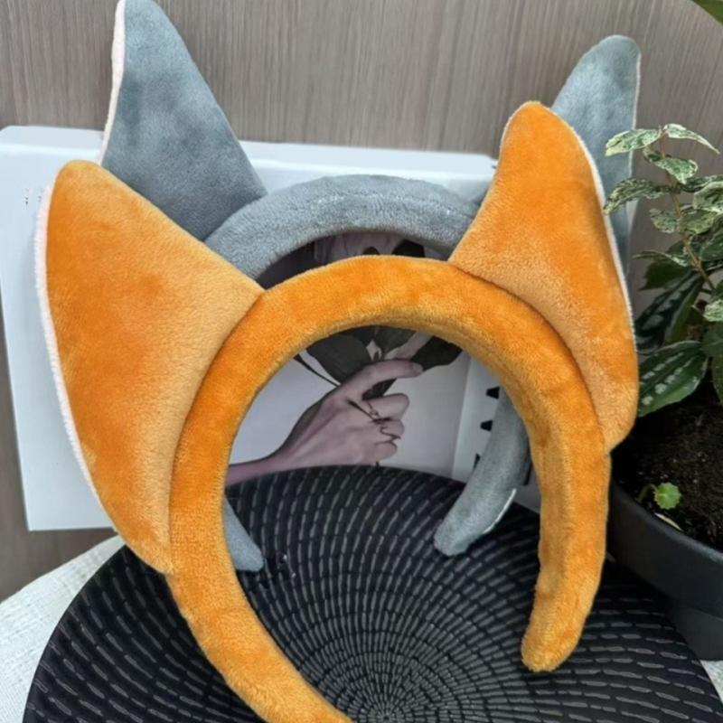 Cartoon Plush Hairband For Theme Park Parties Soft Elastic Furry Hairhoop Party Accessory Kids Adult Costume Decoration